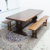 Vintage country monastery dining table