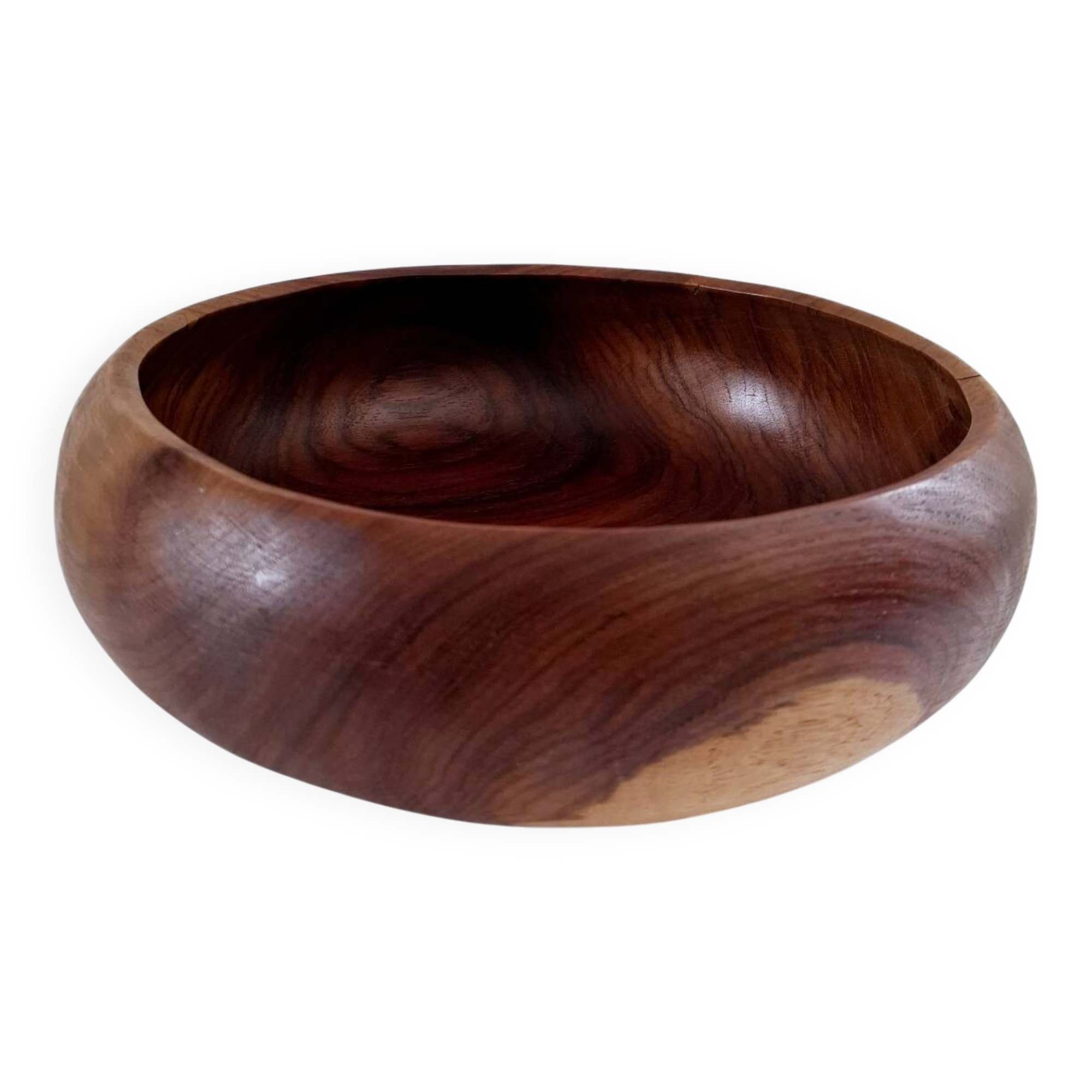 Vintage teak platter