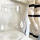Glass ball vase
