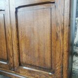 Display cabinet, oak bookcase from the 20s