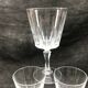 Set of four old vintage glass crystal walking glasses