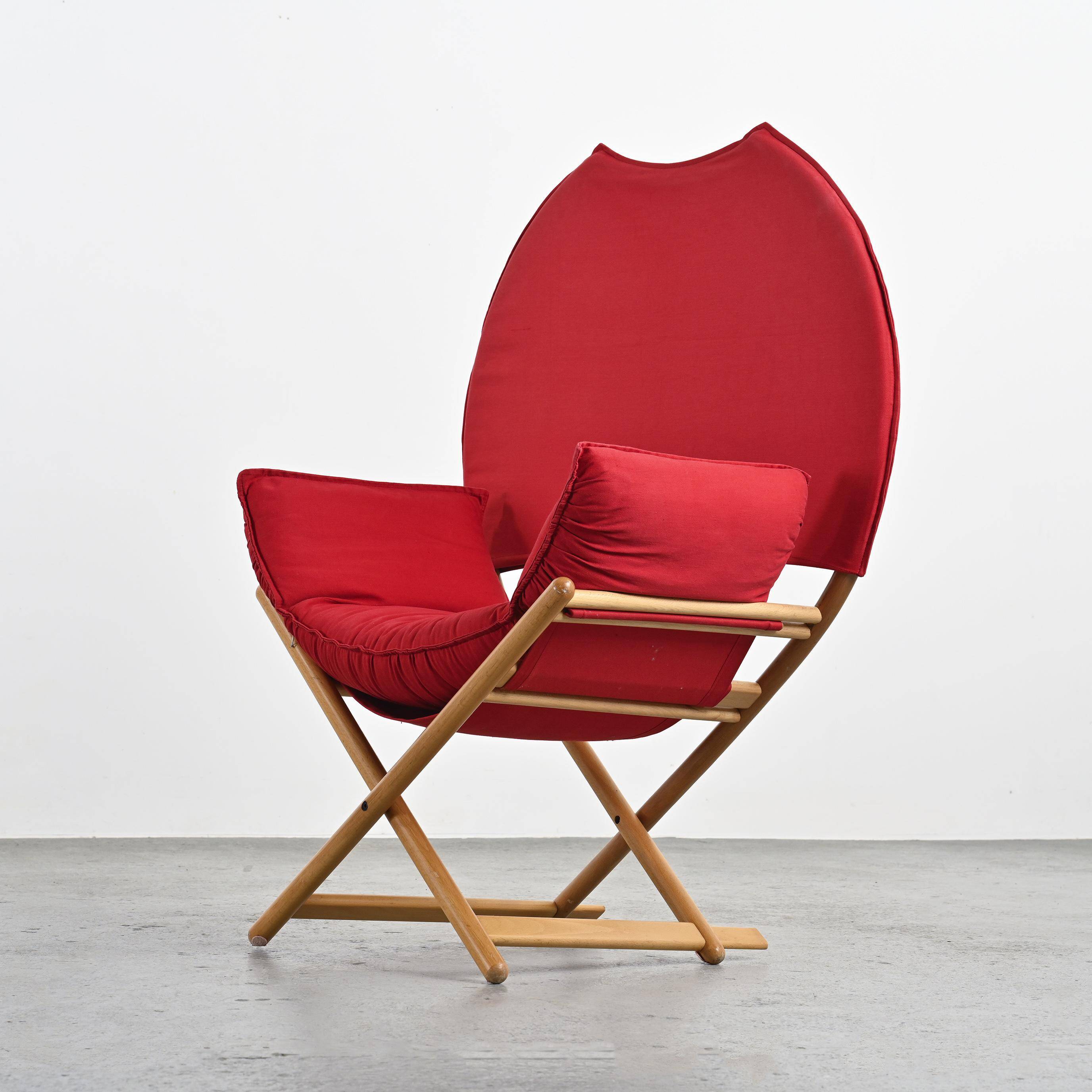 Regina d'Africa model armchair by Vico Magistretti, ca. 1979