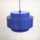 Lampe vintage Jo Hammerborg bleue emblématique | Fog & Morup | Modèle Juno