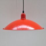 Enamelled sheet metal pendant light