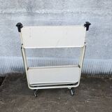 Folding rolling table, serving