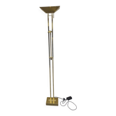 Brass reading floor lamp