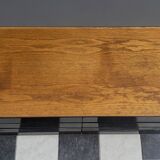 Pink Triple front Jiri Jiroutek sideboard for Interier Praha 1960s