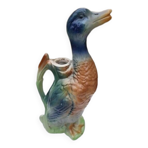 Pichet canard barbotine