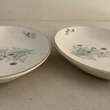 Pair of ravines Digoin Sarreguemines model Myosotis