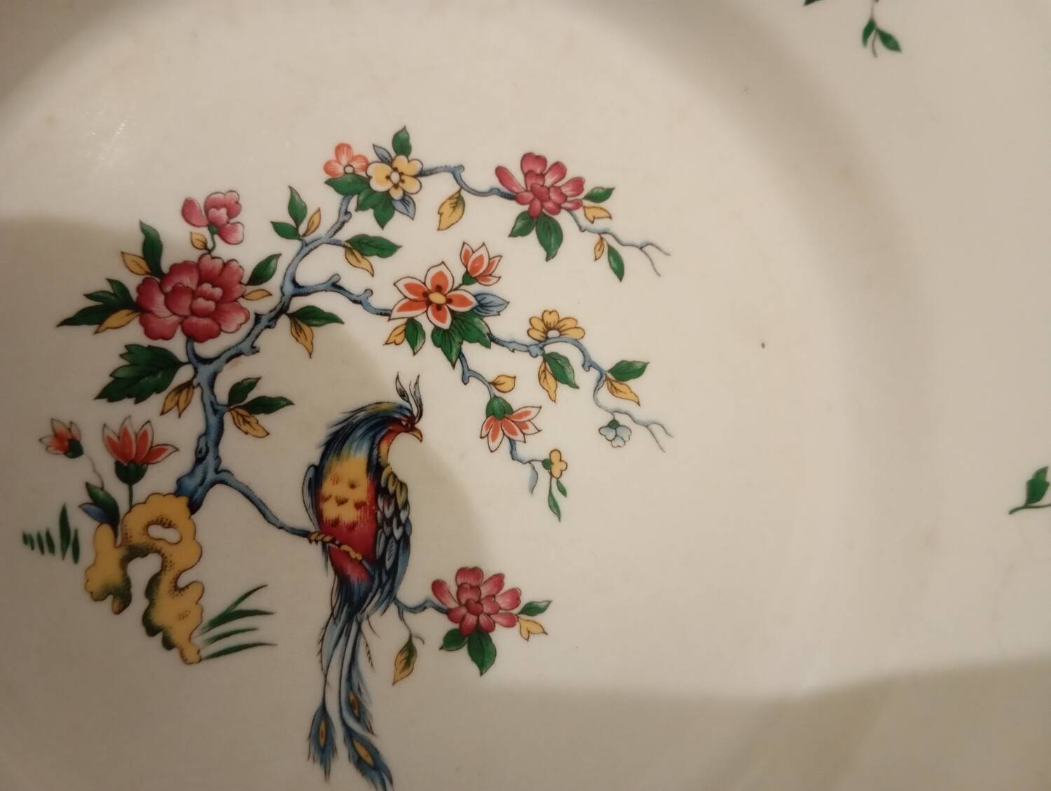 Sarreguemines plates paradise bird