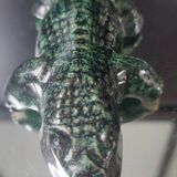 Accolay crocodile in glazed ceramic