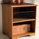 Wooden and metal drawer box from the 80s
