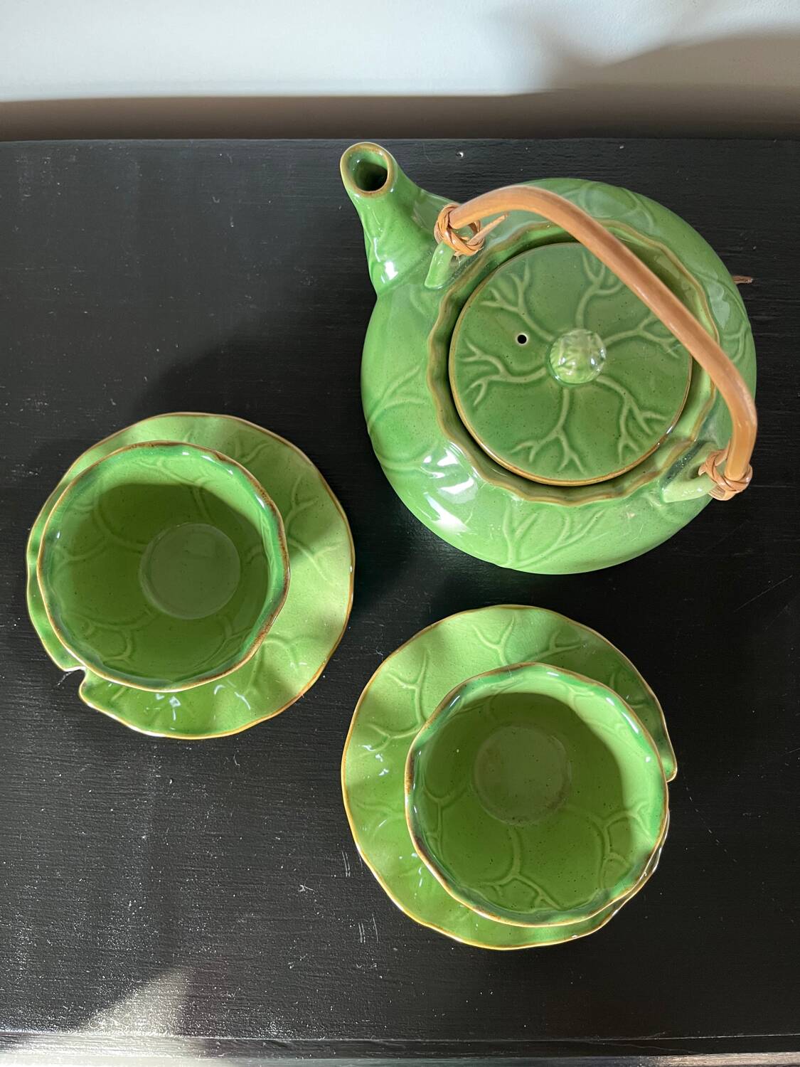 Cabbage tea set