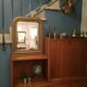 Miroir Louis Philippe bois doré XIXeme