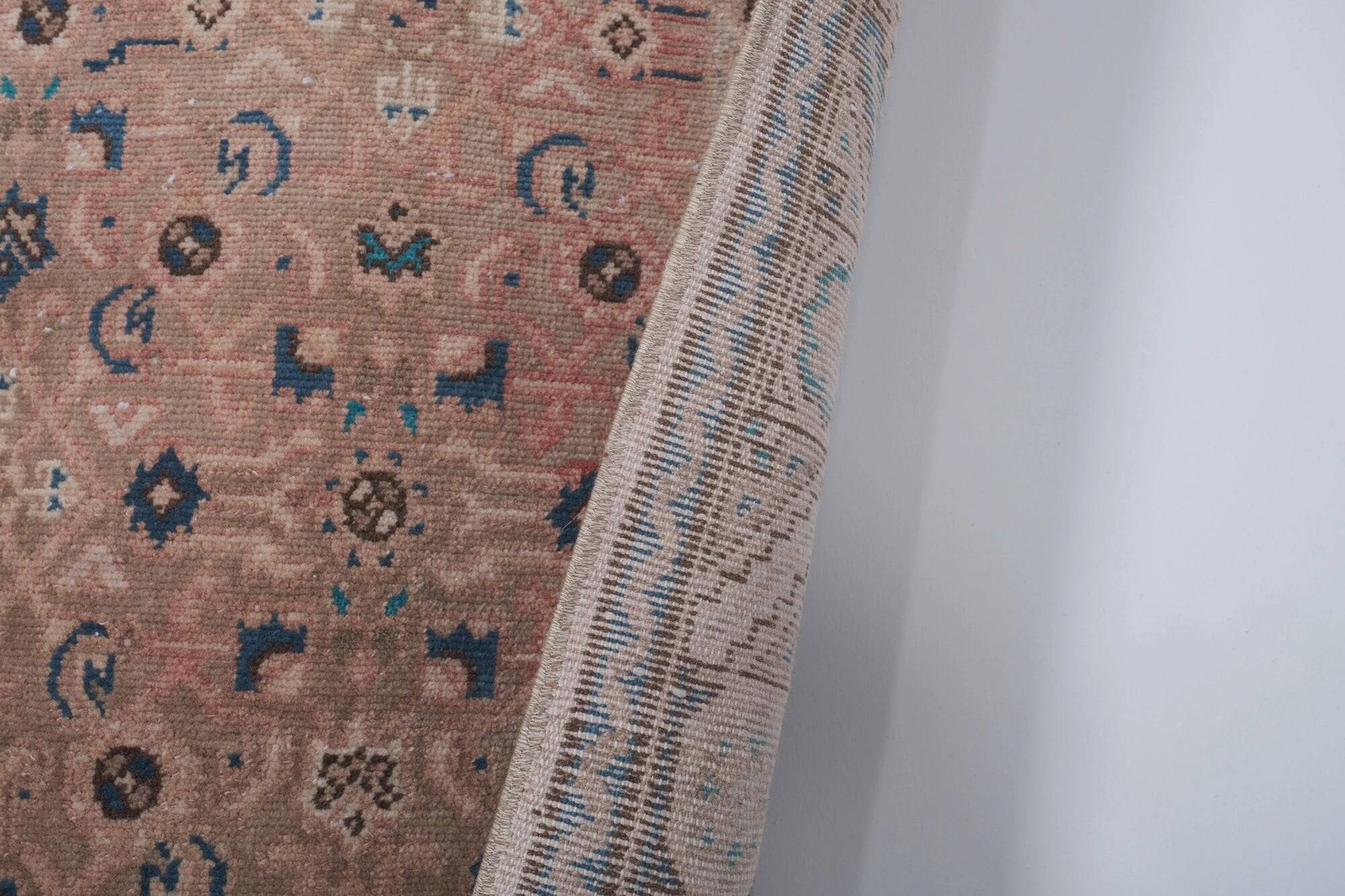 Vintage Turkish hallway rug 97x417 cm