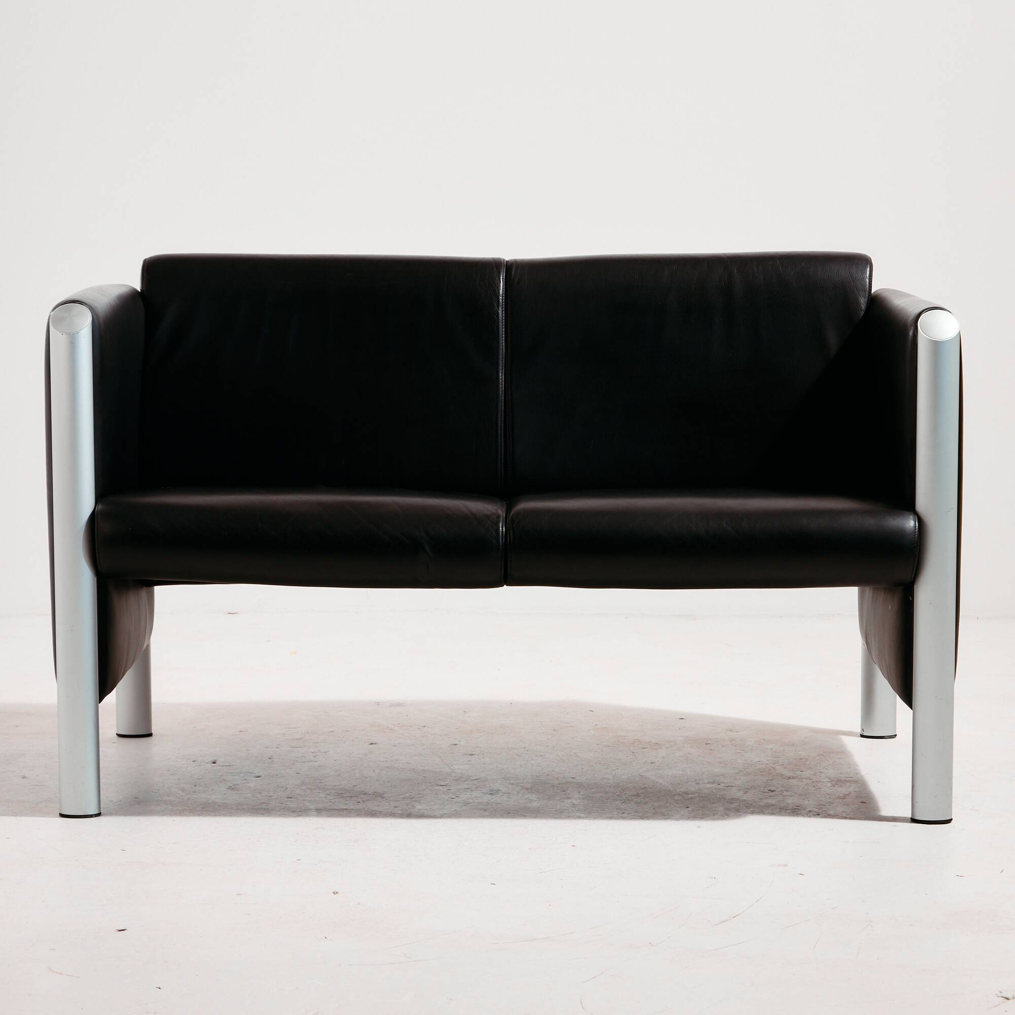 Model 830 two-seater sofa by Klaus Franck & Werner Sauer for Wilkhahn