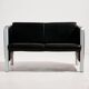 Model 830 two-seater sofa by Klaus Franck & Werner Sauer for Wilkhahn