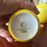 5 small fine porcelain cream pots