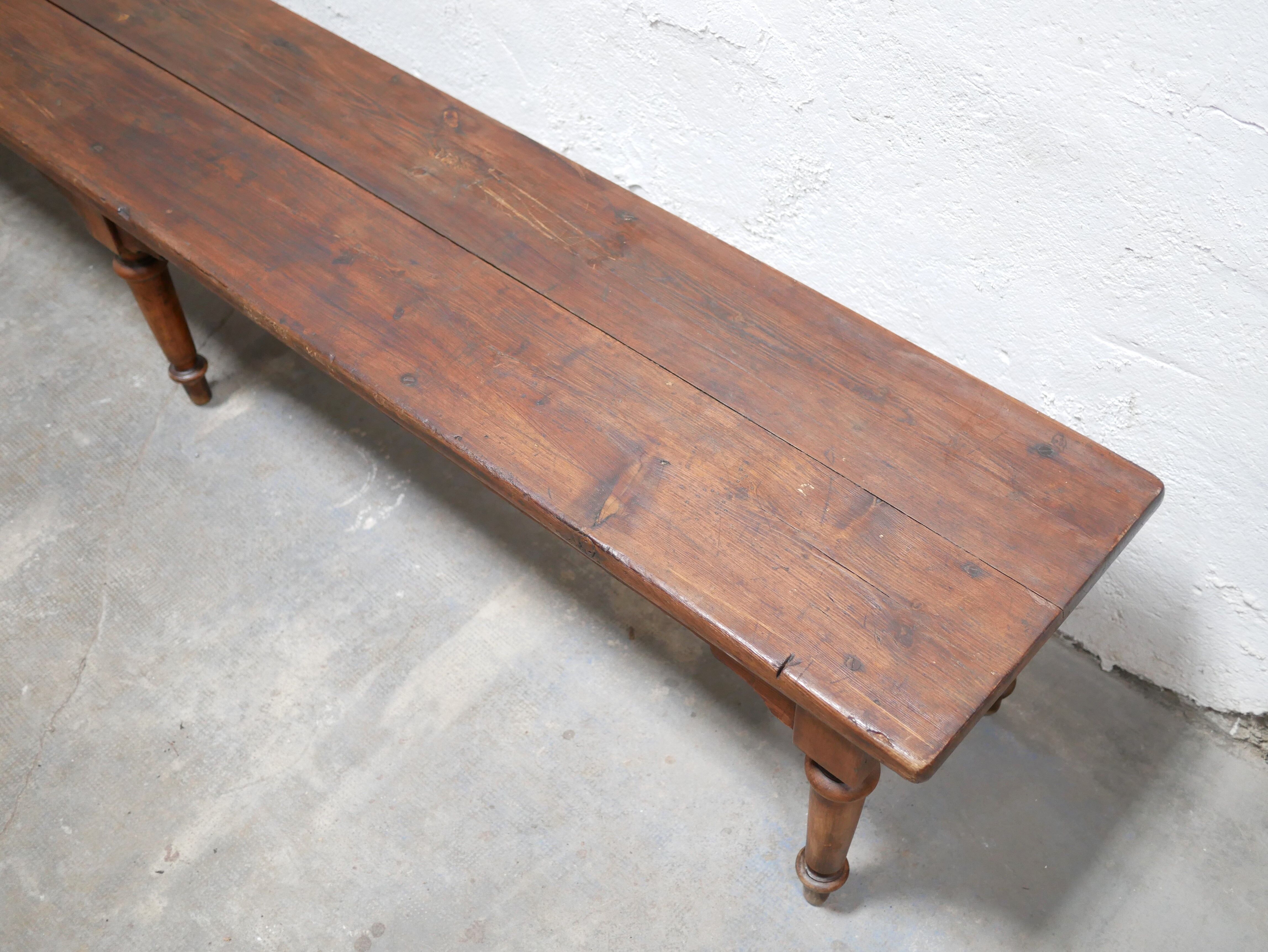 Wooden bench XIX th