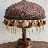 Vintage rattan lamp