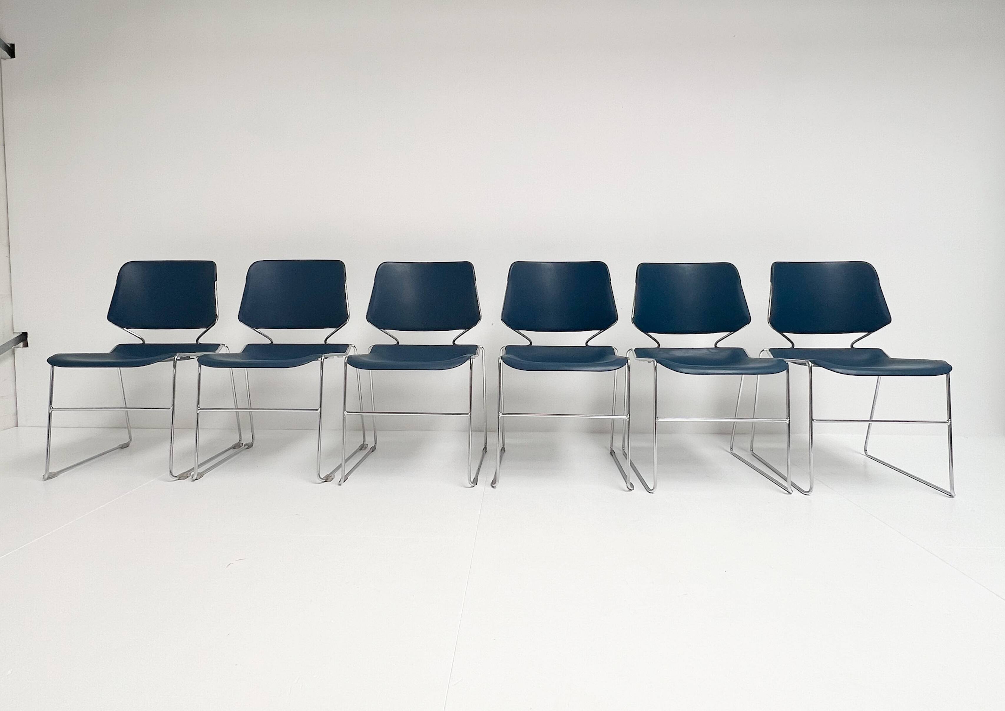 Stackable Matrix Krueger chair by Thomas Tolleson, 1970s