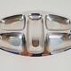 Divided Stainless Steel Tray by Carlo Mazzeri for Alessi, Italy, 1960s