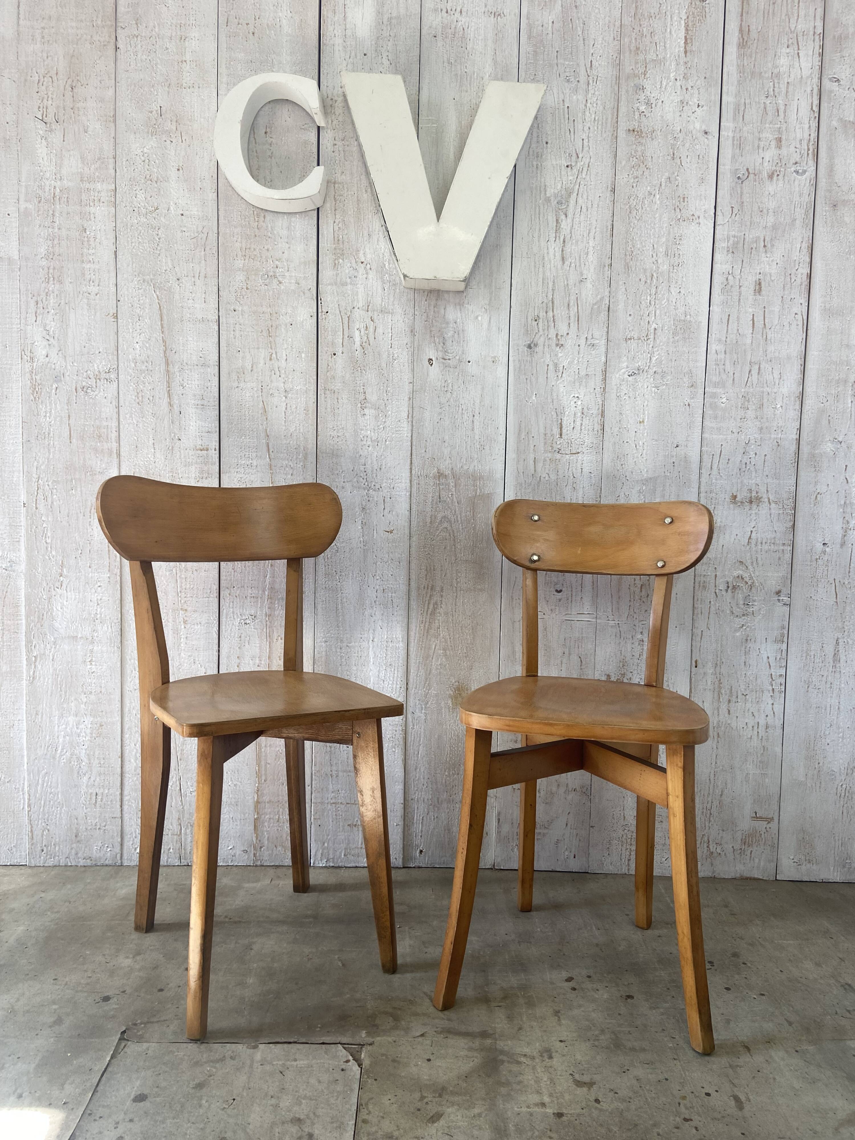Pair of bistro chairs