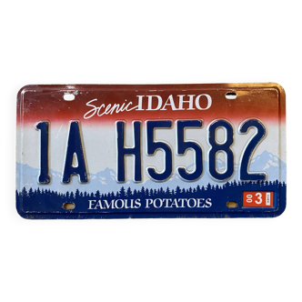 Plaque Idaho 1A H5582