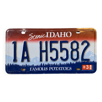 Idaho Plate 1A H5582