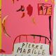 Pierre mabille, galerie l'œil écoute, 1988. original exhibition poster
