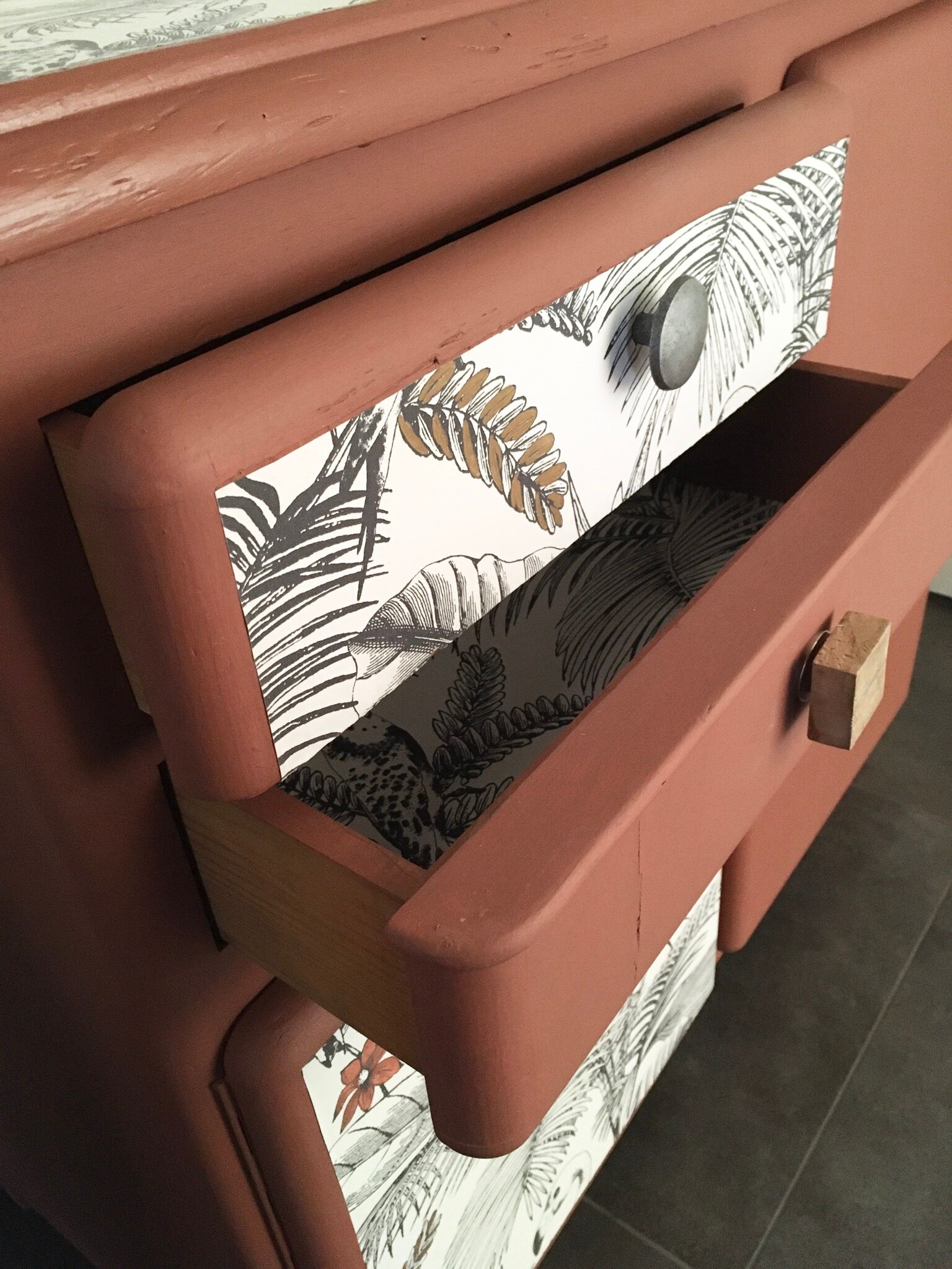 Side board terracotta