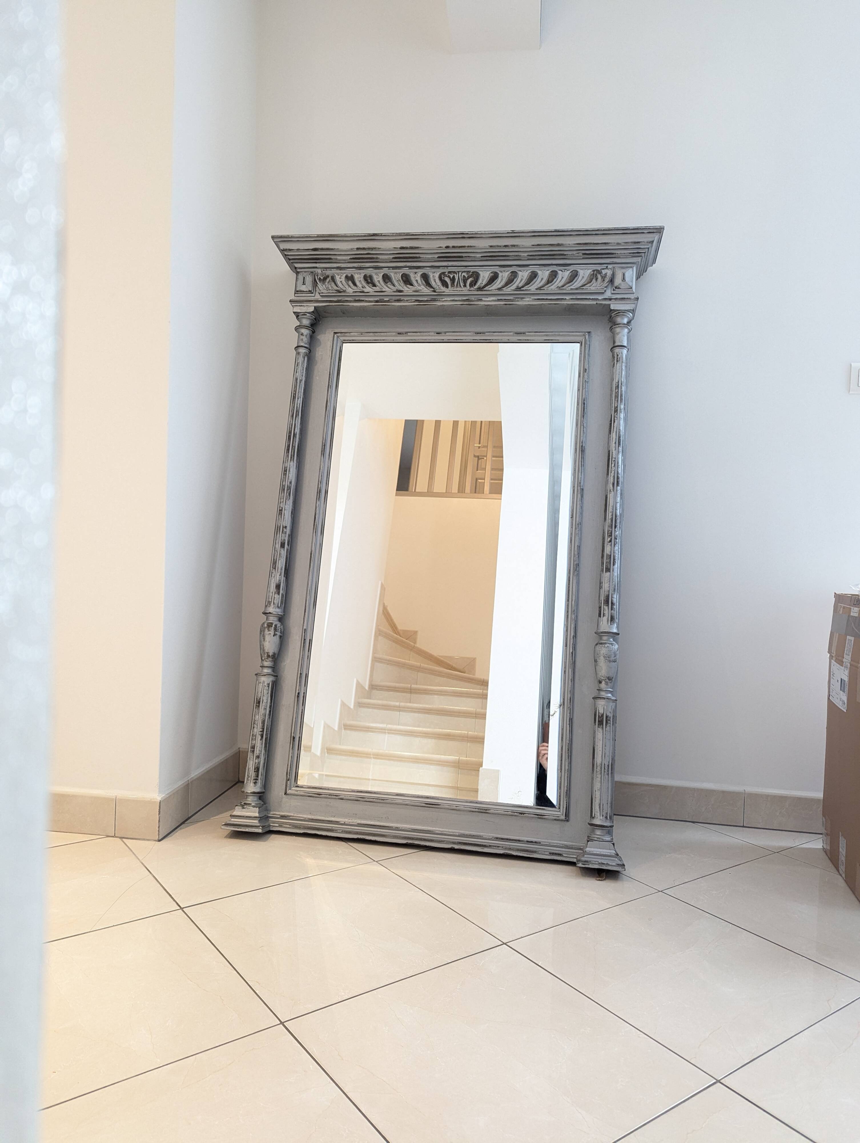Renovated antique mirror