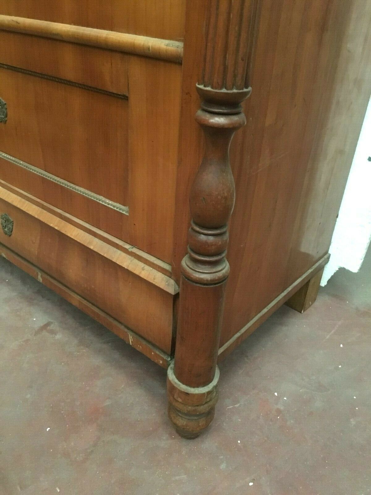 Secretary in wrong eye wardrobe cherrywood sideboard in Empire style