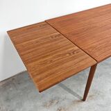 Extendable dining table in teak Mid Century Modern 1960s