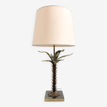 Mid-Century Modern Brass Table Lamp