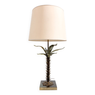 Mid-Century Modern Brass Table Lamp