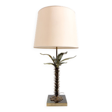Lampe en laiton, milieu XXème