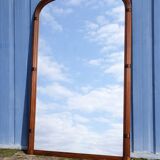 Large Art Deco mirror 162cm, vintage 1950s