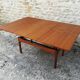 Table  modulable  en  teck