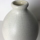 White enamelled vase