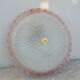 Precious Italian pink Murano glass ceiling fixture, Murano, 1970
