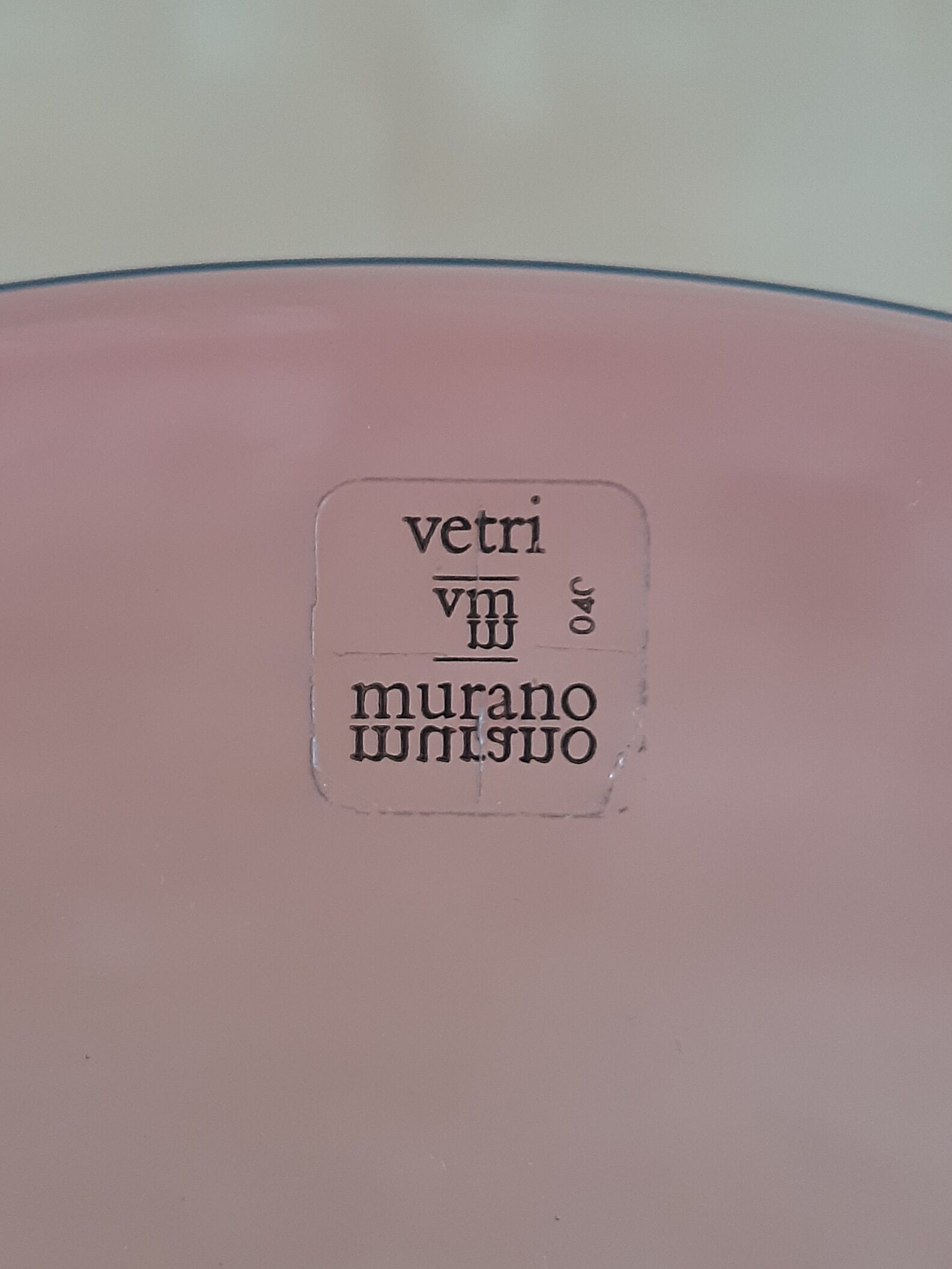 "Diabolo" cut in murano glass