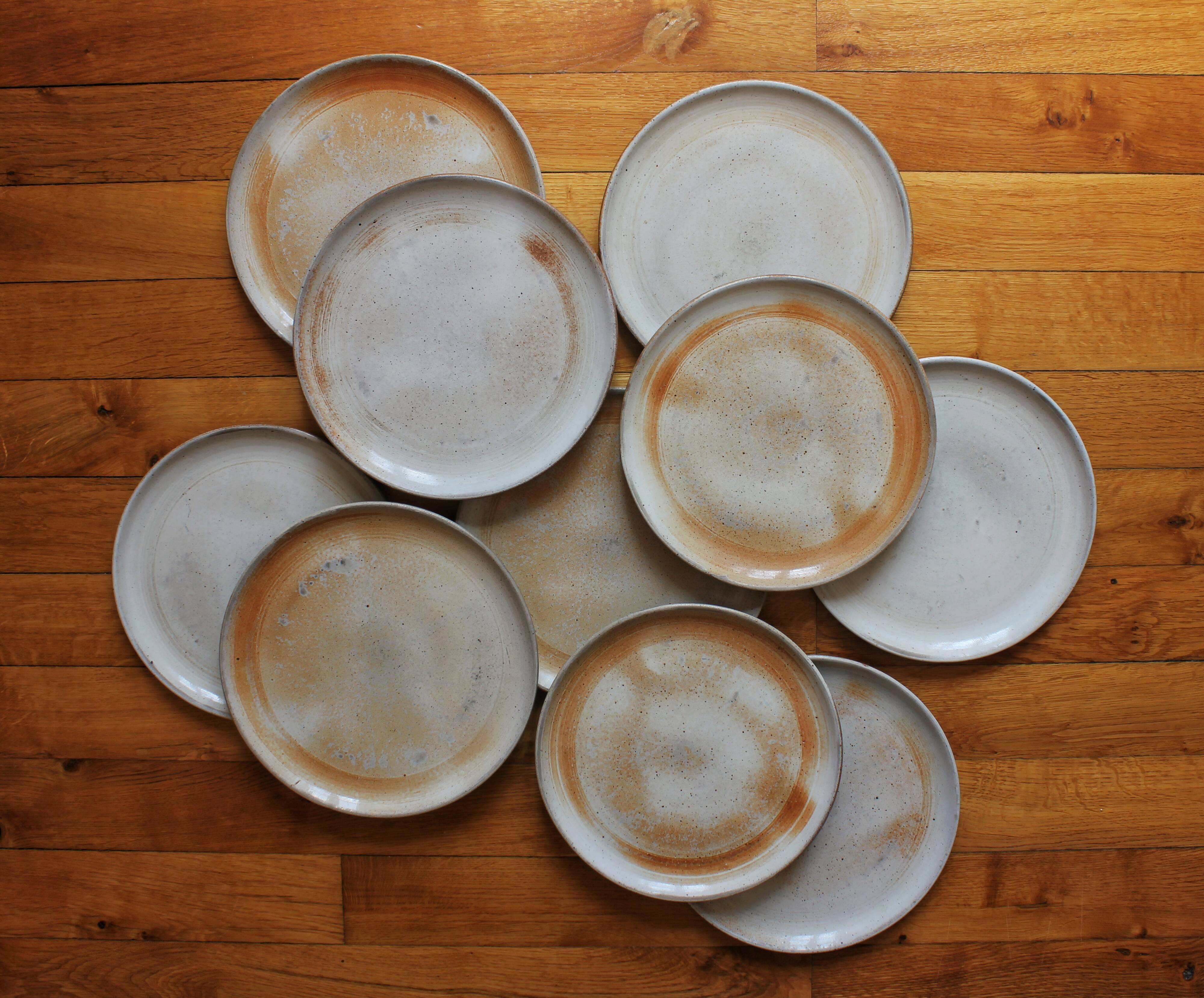 Flat plates in sandstone from the vintage 70s marsh