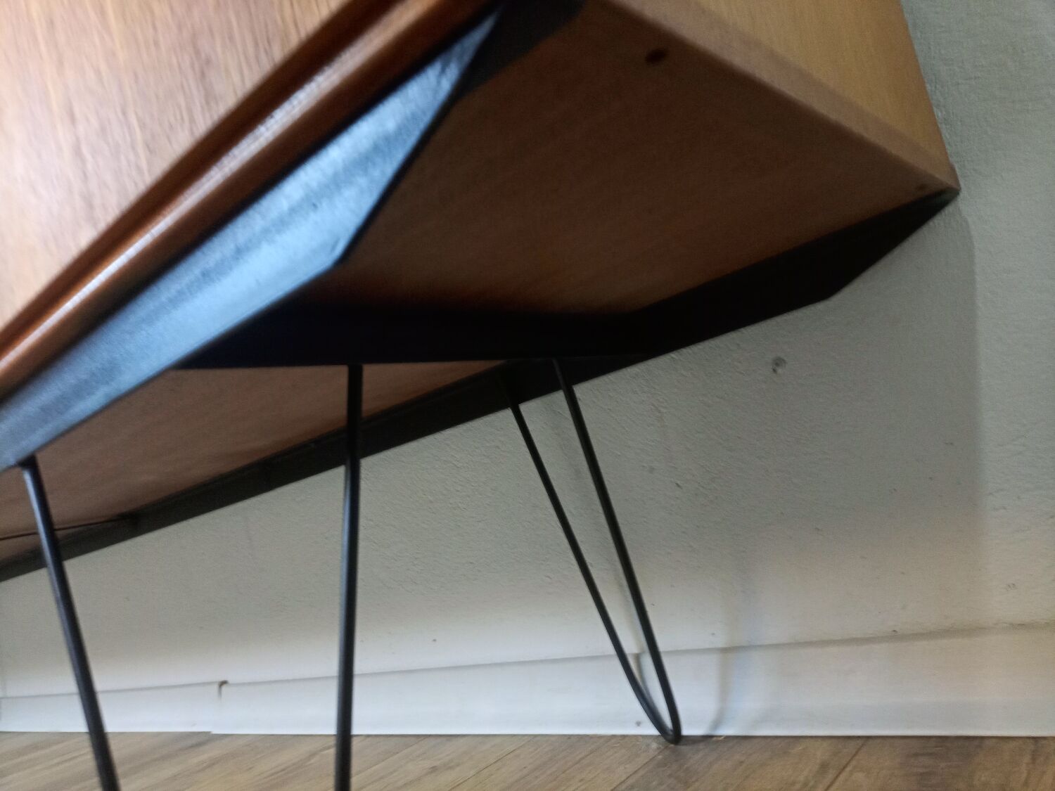 Scandinavian sideboard Fristho teak and metal