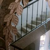 Vintage gold floral mirror