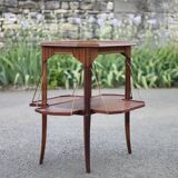 Wooden flap service, tea trolley, bar, living room furniture, vintage service, kitchen, decoration