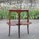 Wooden flap service, tea trolley, bar, living room furniture, vintage service, kitchen, decoration