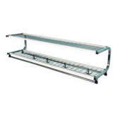 Vintage Scandinavian tubular coat rack from the 1960s.