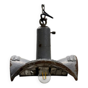Suspension miroir vintage - industrielle