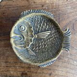 Brass fish ashtray or pocket emptier